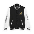 E93 Varsity Letterman Jacket - Black "Dove Crest" Scripture Bomber