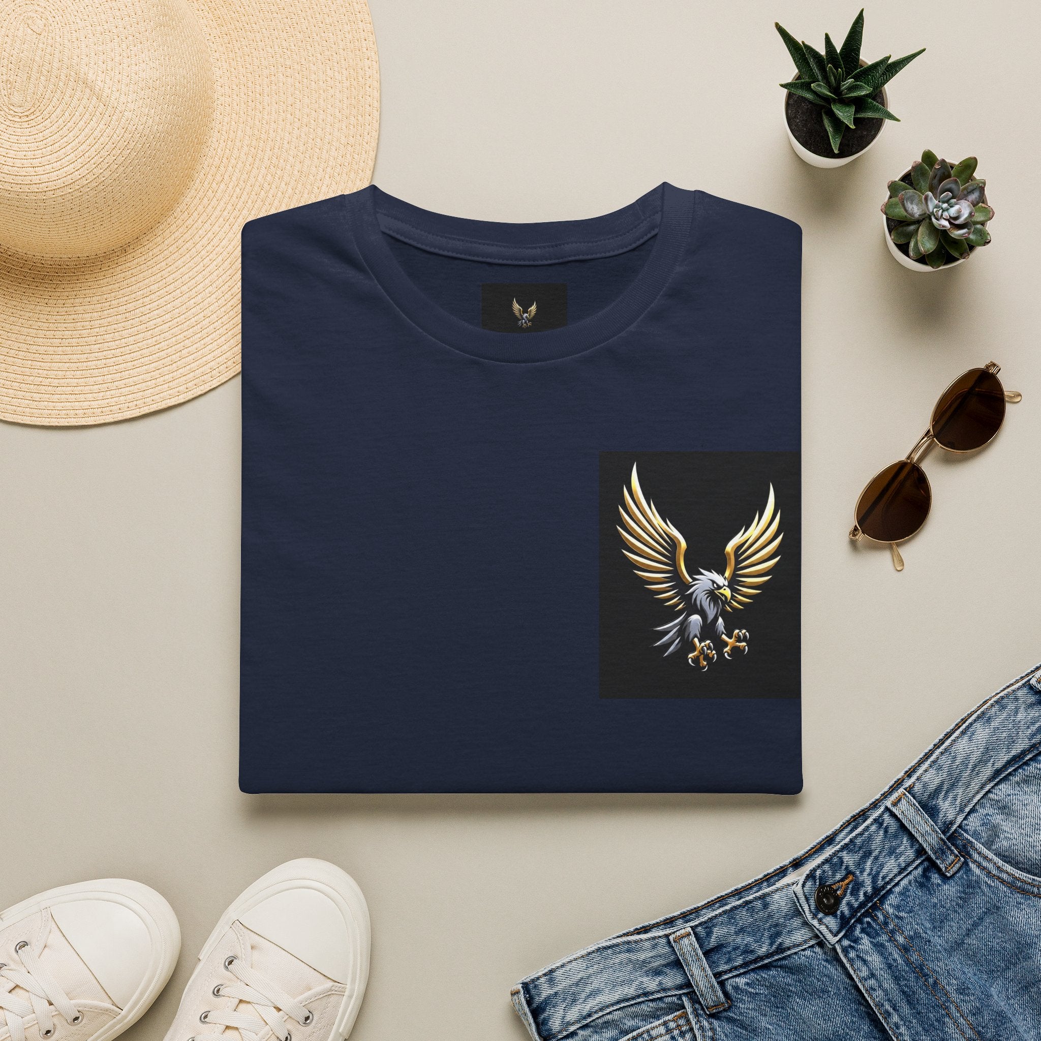 E93 Falcon T-Shirt - $$ Black Softstyle Tee