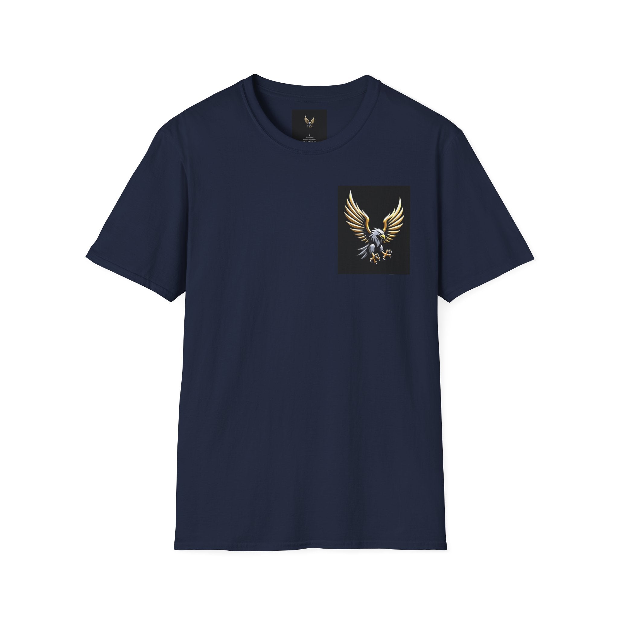E93 Falcon T-Shirt - $$ Black Softstyle Tee