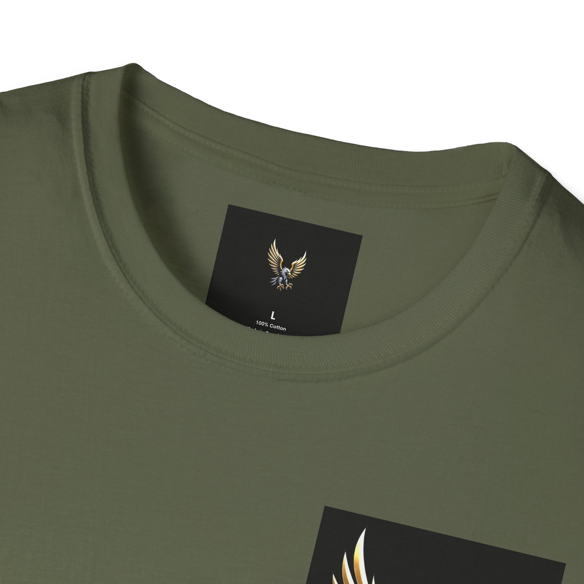E93 Falcon T-Shirt - $$ Black Softstyle Tee