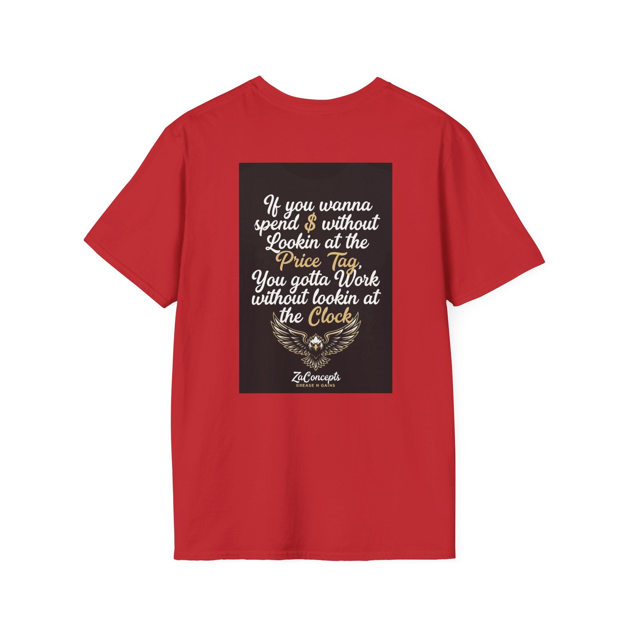 E93 Falcon T-Shirt - $$ Black Softstyle Tee