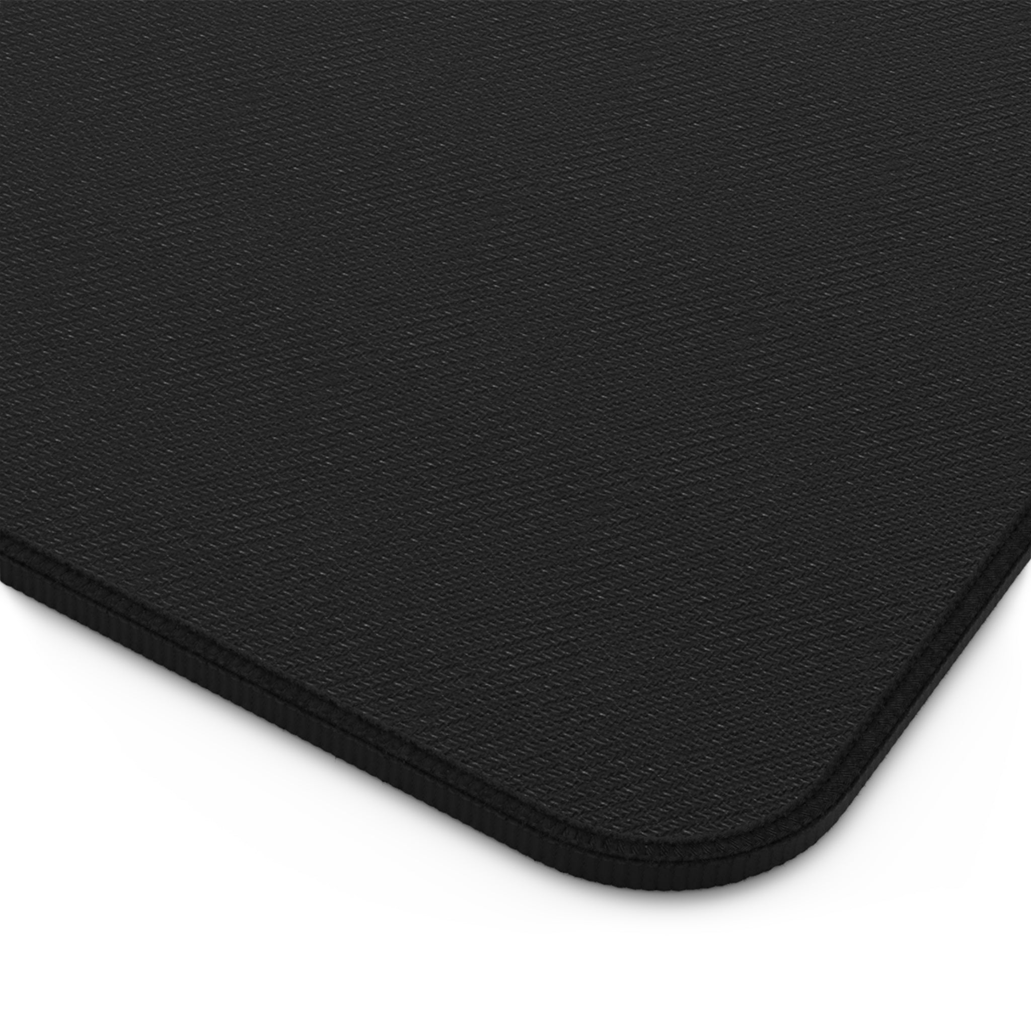 E93 "Your World Is Yours" Black Desk Mat - Premium Winged Logo Mousepad