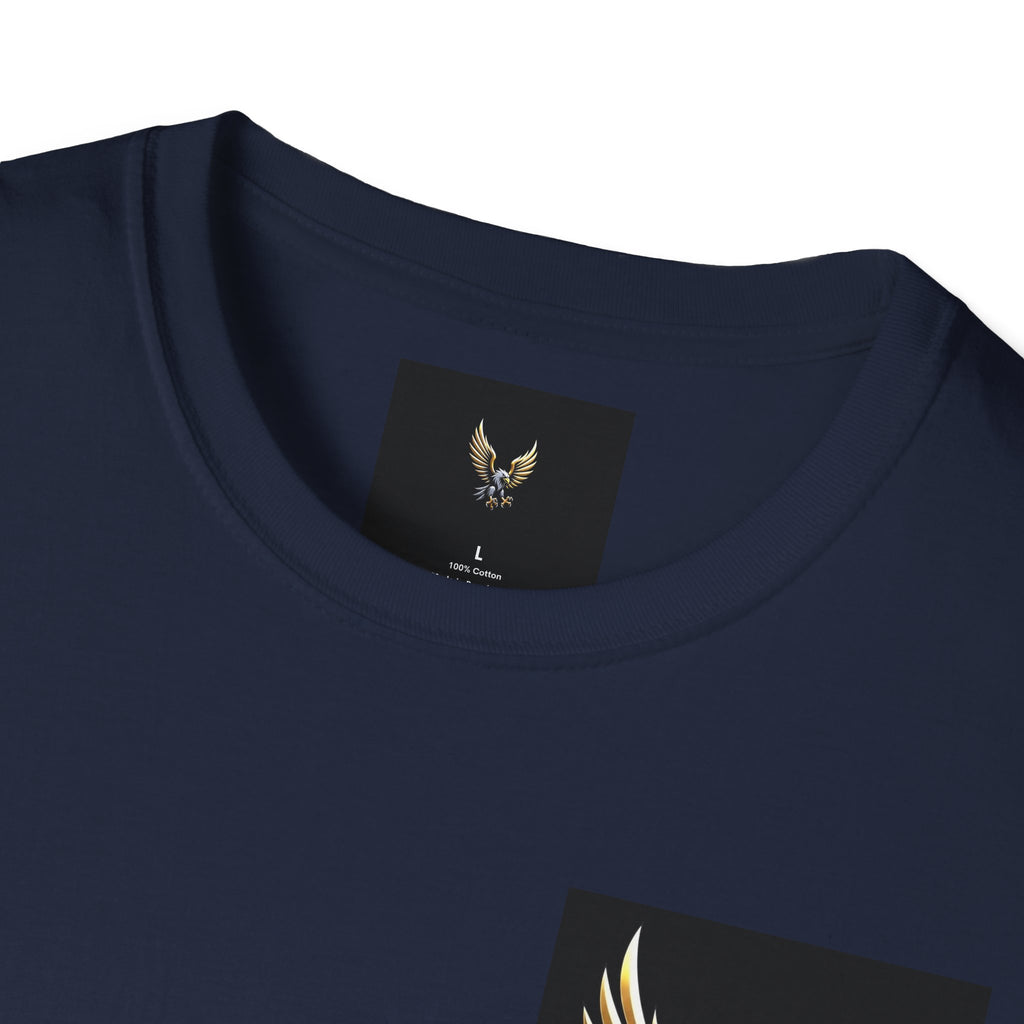 E93 Falcon T-Shirt - $$ Black Softstyle Tee
