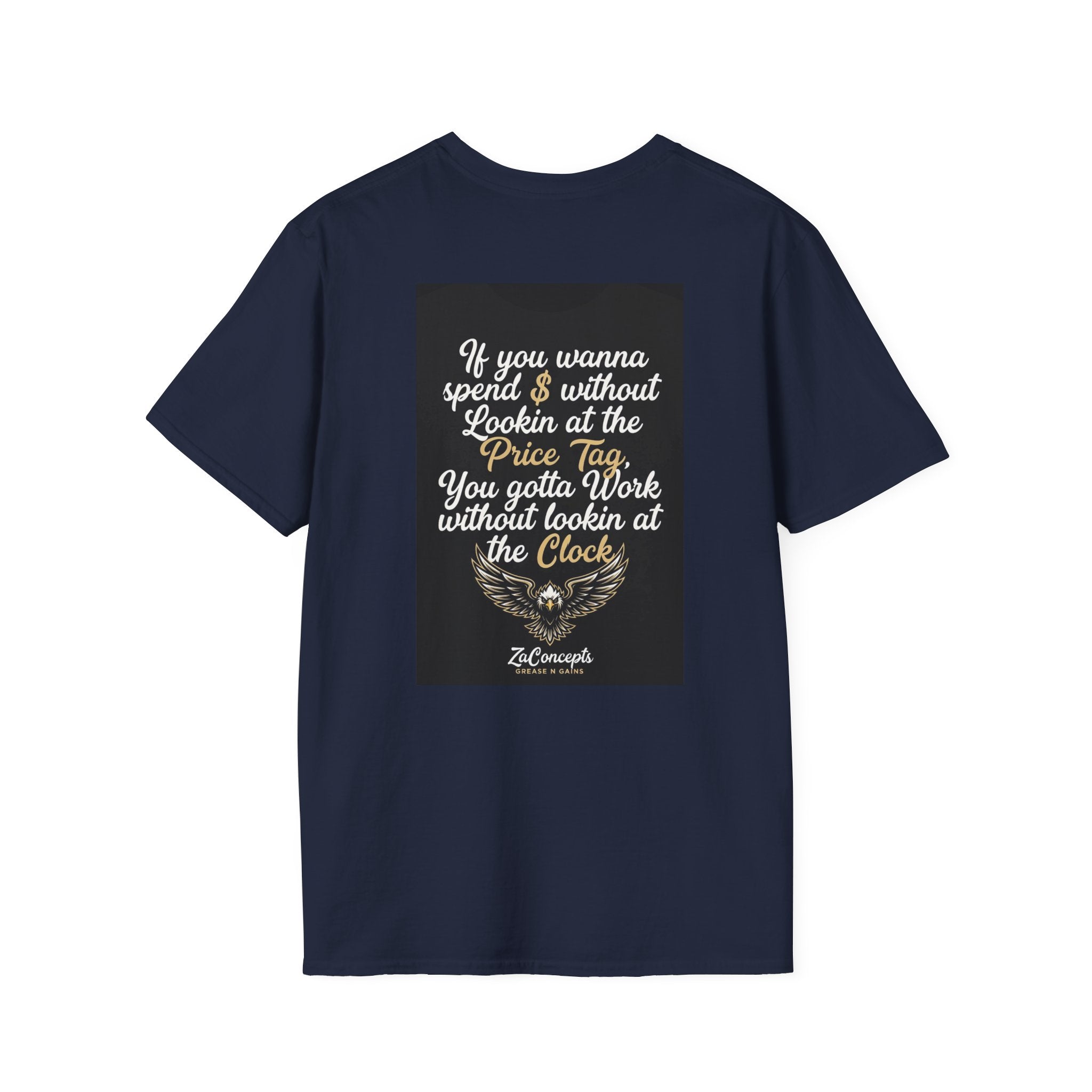 E93 Falcon T-Shirt - $$ Black Softstyle Tee