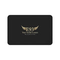 E93 "Your World Is Yours" Black Desk Mat - Premium Winged Logo Mousepad