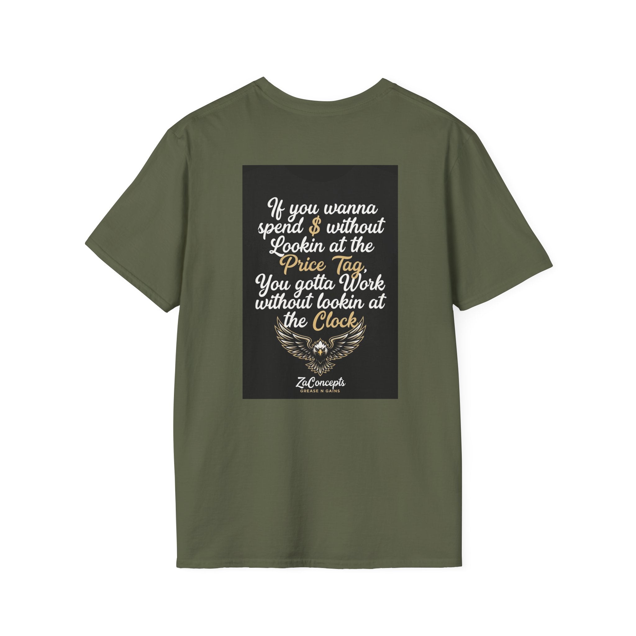 E93 Falcon T-Shirt - $$ Black Softstyle Tee