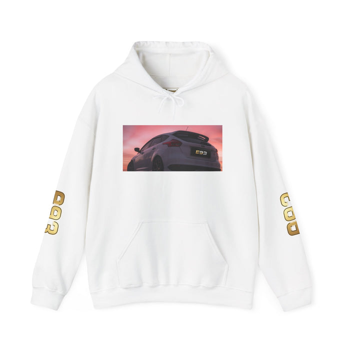 E93 Sunset Racer Hoodie — Car Enthusiast Pullover