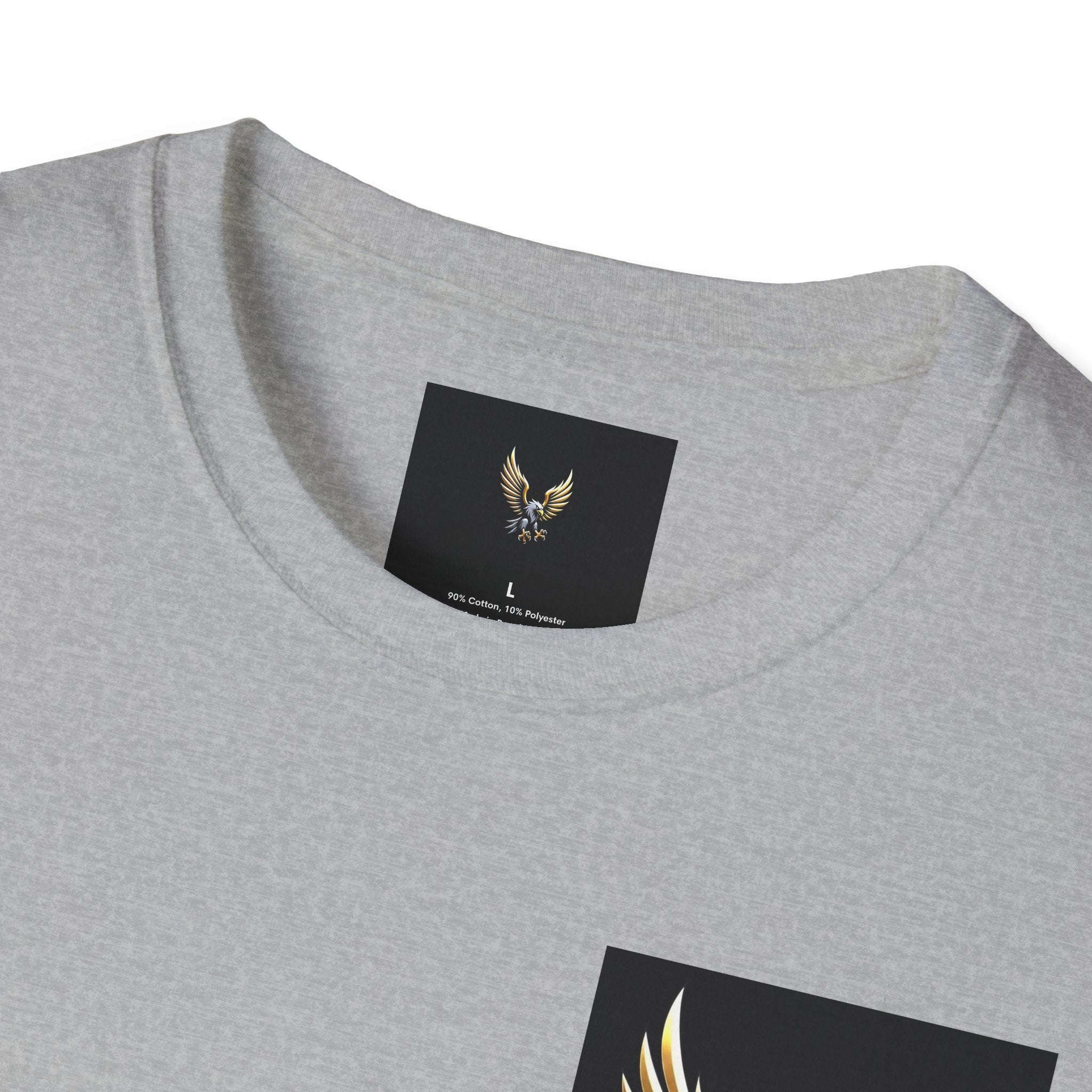 E93 Falcon T-Shirt - $$ Black Softstyle Tee