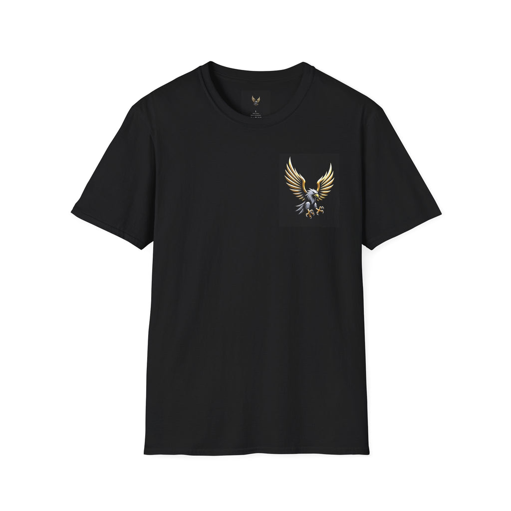 E93 Falcon T-Shirt - $$ Black Softstyle Tee