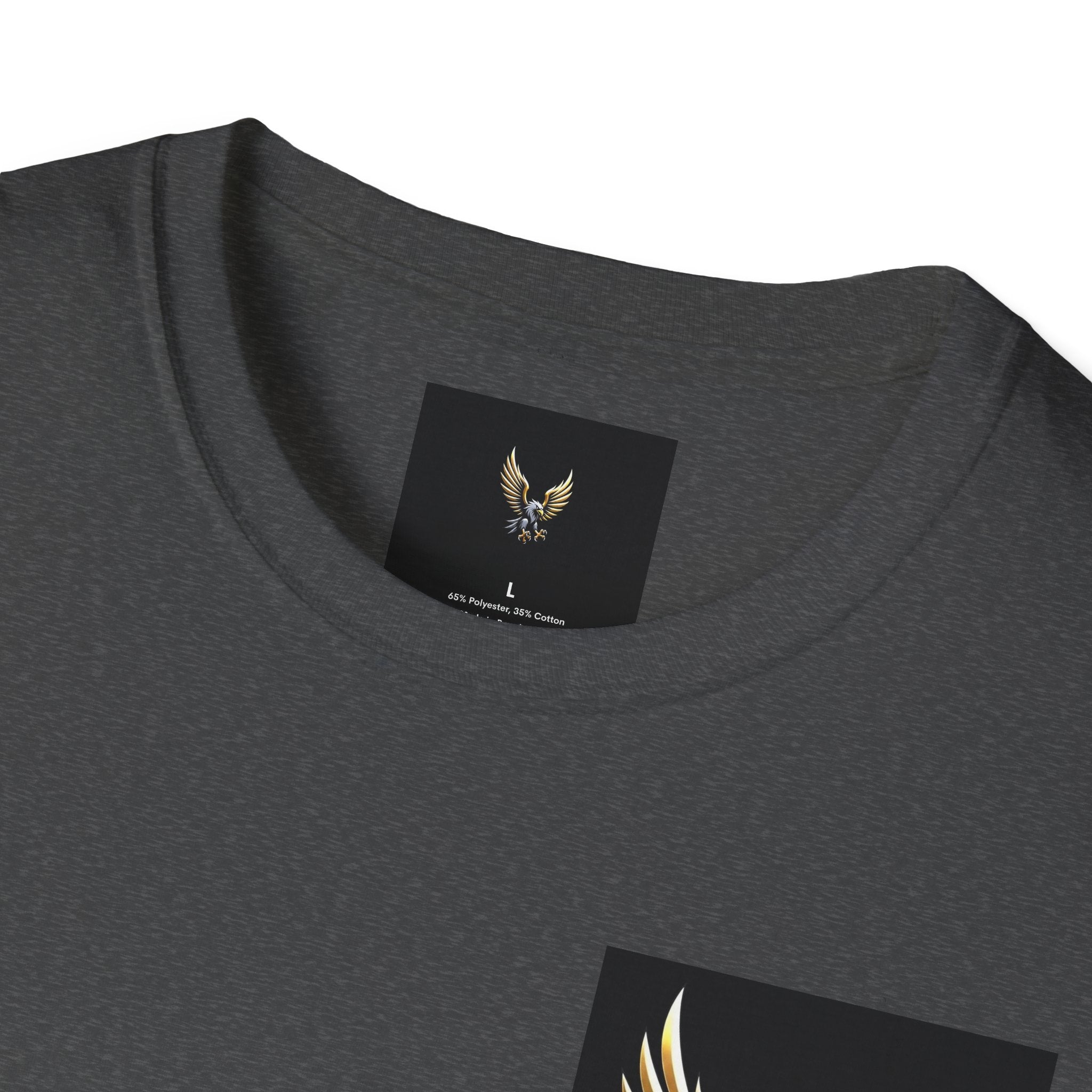 E93 Falcon T-Shirt - $$ Black Softstyle Tee