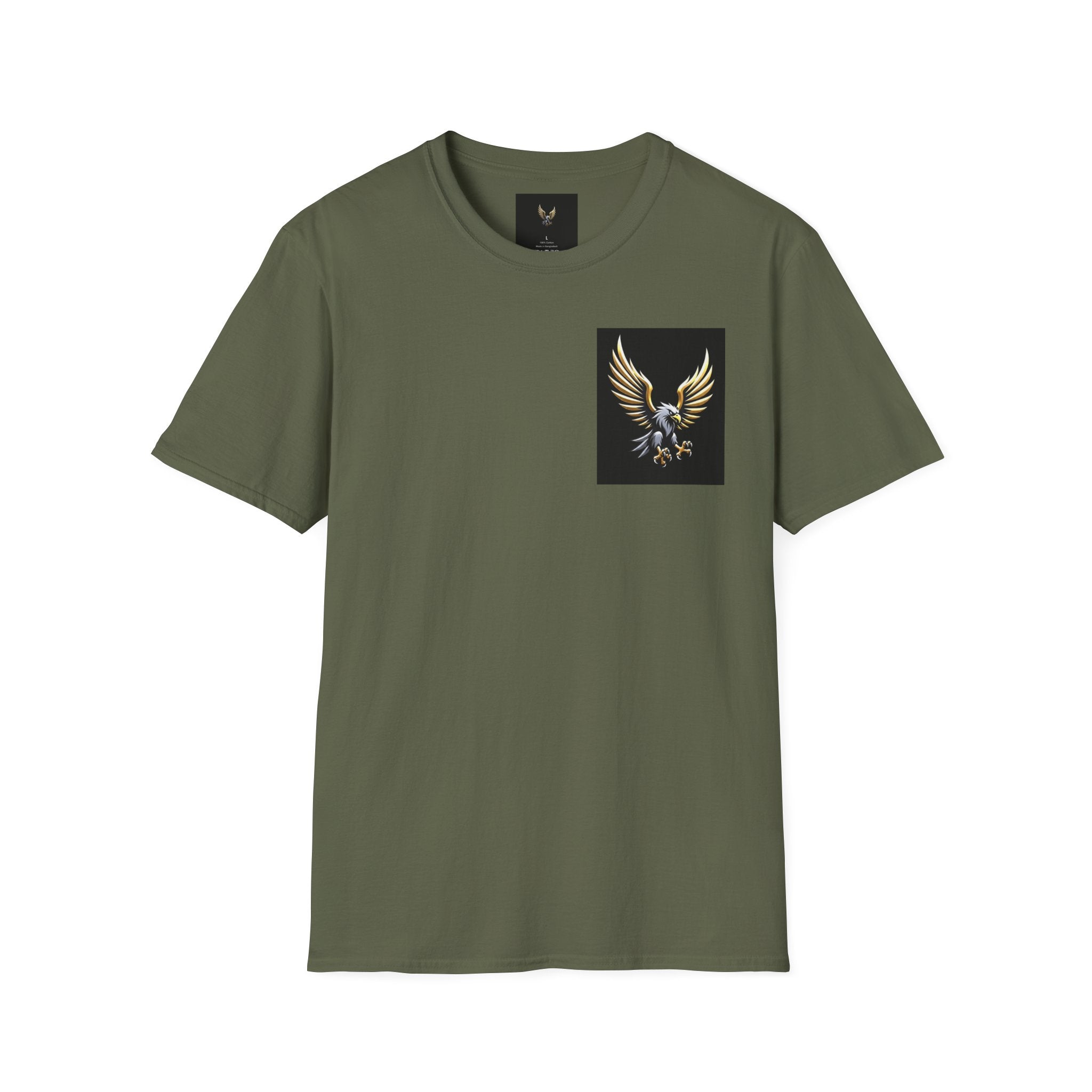 E93 Falcon T-Shirt - $$ Black Softstyle Tee