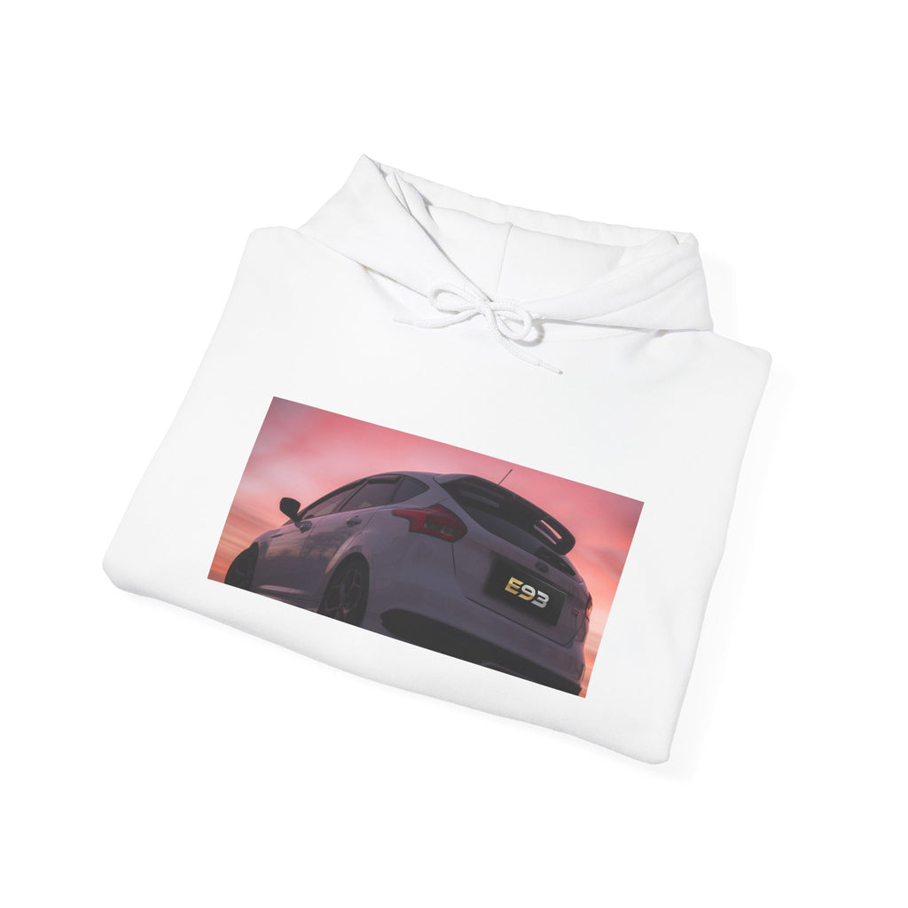 E93 Sunset Racer Hoodie — Car Enthusiast Pullover