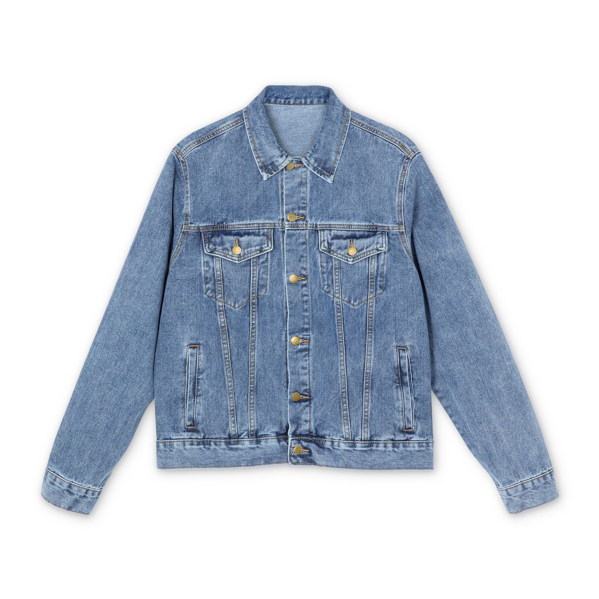 Faith Over Fear Denim Jacket