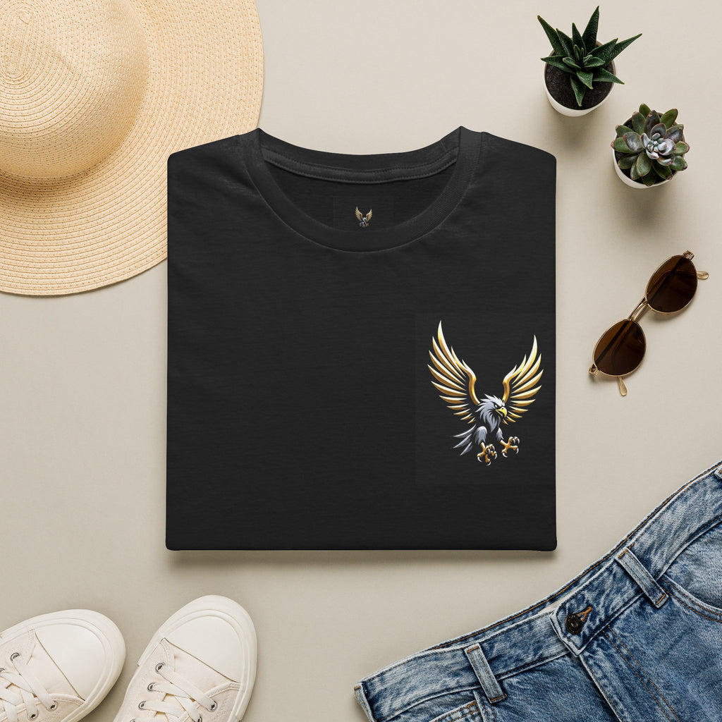 E93 Falcon T-Shirt - $$ Black Softstyle Tee