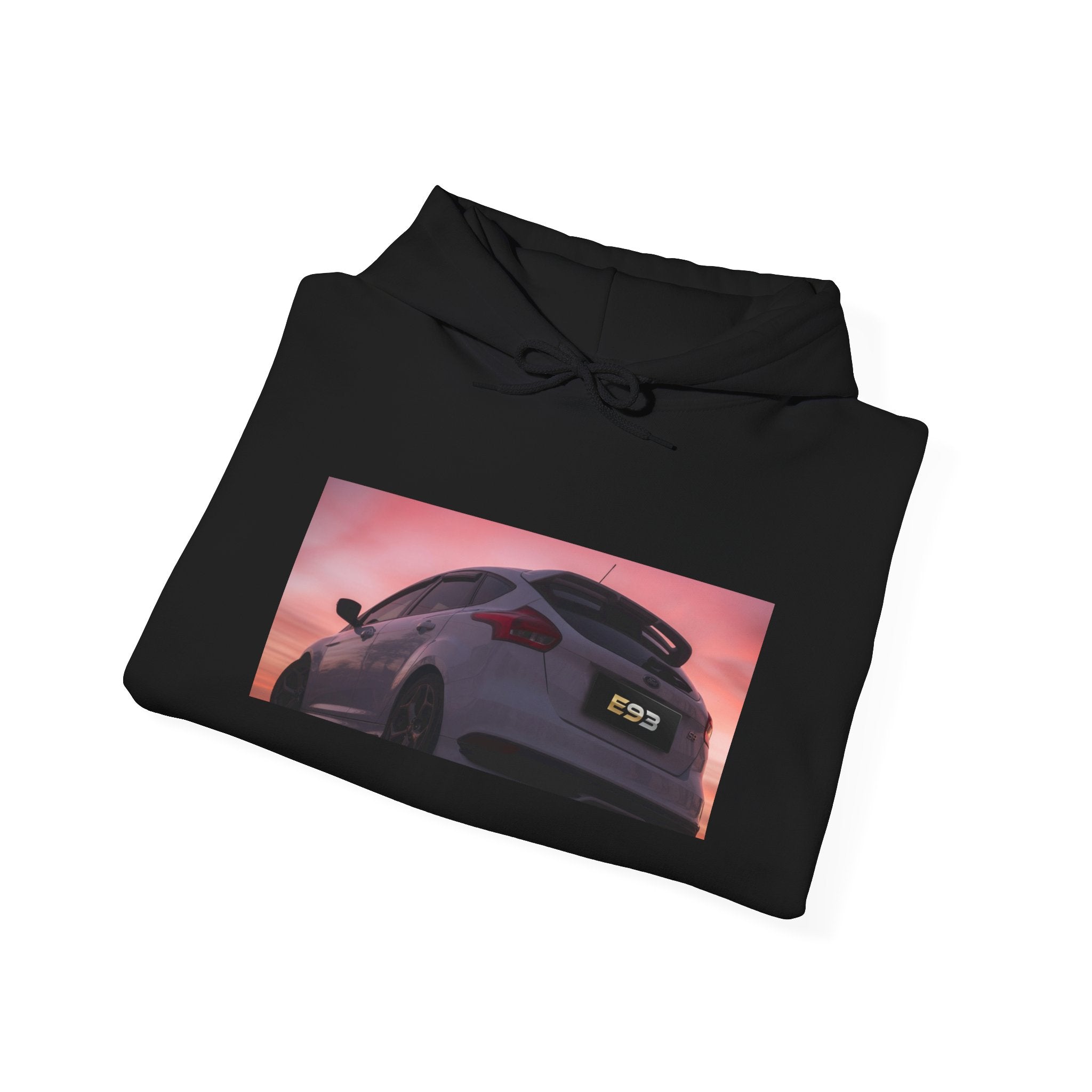 E93 Sunset Racer Hoodie — Car Enthusiast Pullover