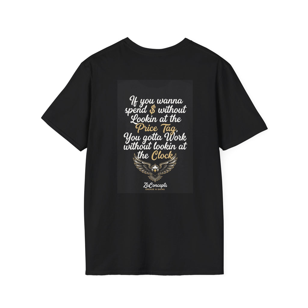 E93 Falcon T-Shirt - $$ Black Softstyle Tee