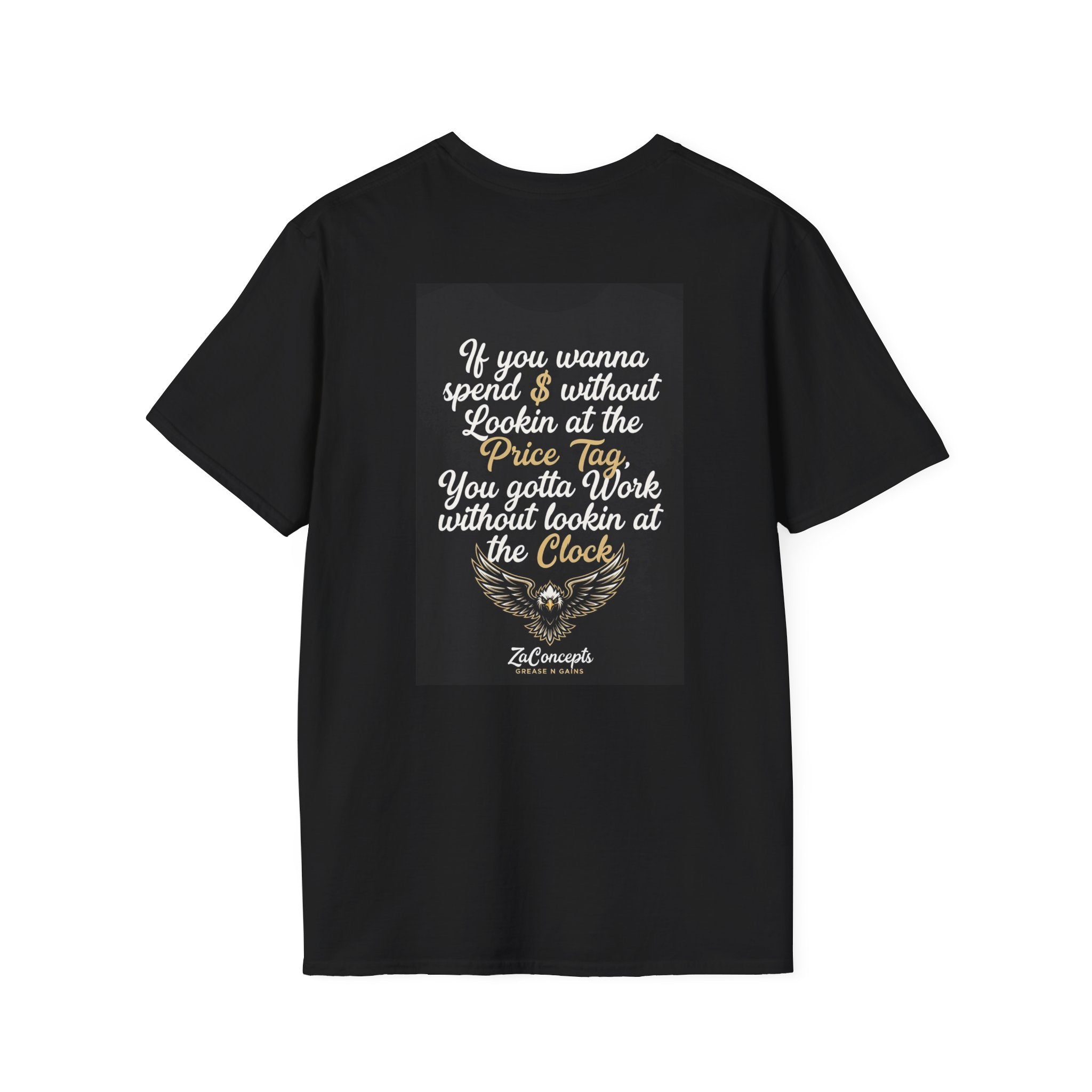 E93 Falcon T-Shirt - $$ Black Softstyle Tee