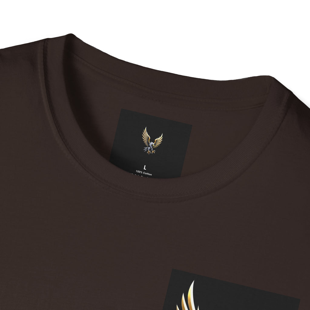 E93 Falcon T-Shirt - $$ Black Softstyle Tee