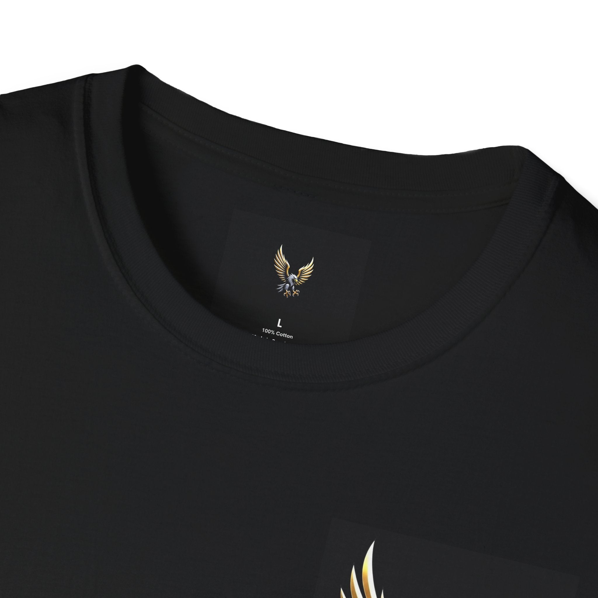E93 Falcon T-Shirt - $$ Black Softstyle Tee